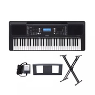 YAMAHA PSR-E383 Portable Keyboard คีย์บอร์ดไฟฟ้ายามาฮ่า PSR-E383 แถมขาตั้ง Music Arms