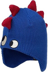 Knitted Beanie Fun Dragon Cobalt