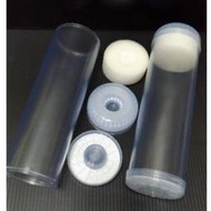 職人工具 水族用品 淨水濾芯 10英吋 填充式濾心 淡藍色-透明 空罐/濾材罐/單隻-軟水樹脂填充罐 三胞胎-淨水器