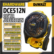 DCE512N Kipas Bateri 18/20V XR / Cordless Jobsite Fan – DEWALT 3000RPM, IP54, 3 Speed ** BATTERY NOT