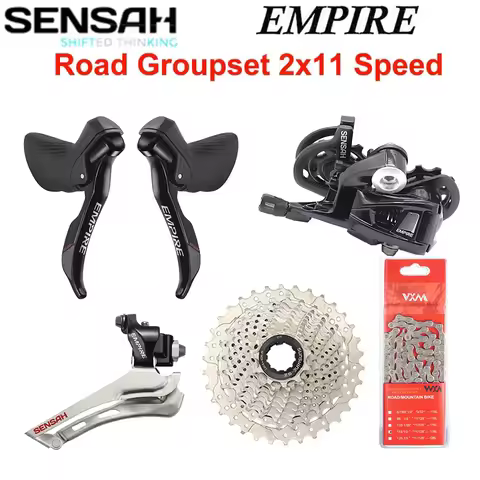 SENSAH EMPIRE 11 Speed Groupset 5 Kits 2x11 Speed 22s Road Groupset R/L Shifter+RD Derailleurs+Sunsh
