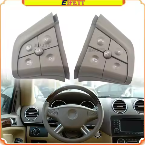 New W164 W245 W251 Car Multifunction Steering Wheel Control Switch Button Cover Kit For Mercedes Ben