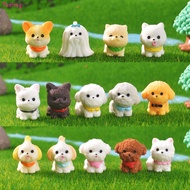 Charming Mini Dog Figurines Sets: Perfect for Cake Top & Creative Decor