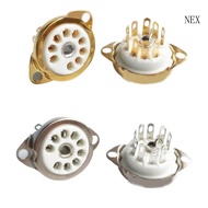 NEX GZC9-C-1 GZC9-C-1-G Ceramic Tube Socket for 12AX7 12AT7 12AU7 ECC83 ECC82 E88CC 6922 6p1 6p14 6n