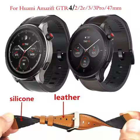Silicone Bracelet Watchband For Huami Amazfit GTR 4/47mm Wrist Strap For Amazfit Balance/Bip 5 GTR4/
