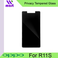 Privacy Tempered Glass Screen Protector For Oppo R11s