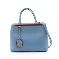 [Used] Fendi FENDI handbag PETITE 2JOURS Petite 2Jours 2WAY 8BH253 Light Blue Leather Petite 2Jours 