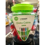 VEGER VP-100 TYPE C 2.4A data cable Type C Cable
