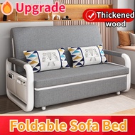 【BIG SALE】Sofa Bed Foldable Lazy Sofa Single Fabric Sofa Bed Dual-purpose Multifunctional for Bedroom living room Balcony ZLX