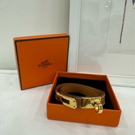 HERMES 愛馬仕Kelly雙圈皮手環