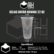 Gelas plastik bening ROYAL 18Oz 22Oz [ECERAN] / cup pp 18 oz 22 oz