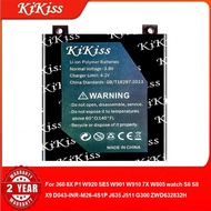 Battery For 360 8X P1 W920 SE5 W901 W910 7X W805 watch S6 S8 X9 D043-INR-M26-4S1P J635 J511 G300 ZWD