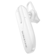 Borofone BC36 Lucky Wireless Headset Smart Business Bluetooth Earphone Ear Bud Hands-free V5.0 6 Hours Call Play Time 180 Hours Standby Single Button Control Headphone White BC-36 白色通用商務無線免提藍牙耳機6小時播放通話180小時待機耳筒聽筒 BC 36