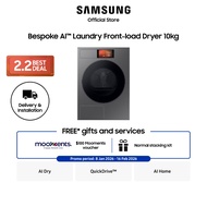 Samsung DV10DB94A0GDSP Bespoke AI™ Laundry Dryer,10kg, Dark Silver