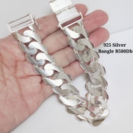 925 Silver Bangle For Men w2.3cm L23.5cm Bangle Lelaki Perak 925
