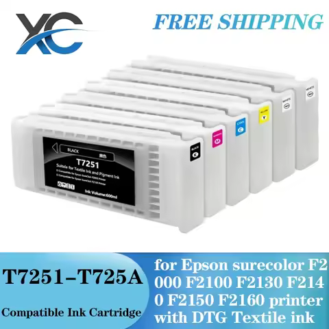 T7251 T7254 T725A Compatible ink Cartridge for Epson surecolor F2000 F2100 F2130 F2140 F2150 F2160 p