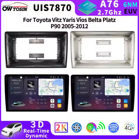 FYT7862 Car Radio Multimedia Player Navigation GPS Android For Toyota Vitz Yaris Vios Belta Platz P9