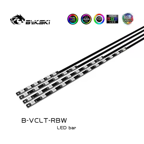 Bykski LED Strip 12v/5v for CPU GPU Block Water Cooling R Strip 70/100/150/200mm Length Support Sync