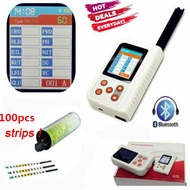 CONTEC BC401bt แบบพกพาวิเคราะห์ปัสสาวะ 2.4  LCD Micro USB ตรวจสอบ 11 พารามิเตอร์ทดสอบฟรี 100 ชิ้นแถบ
