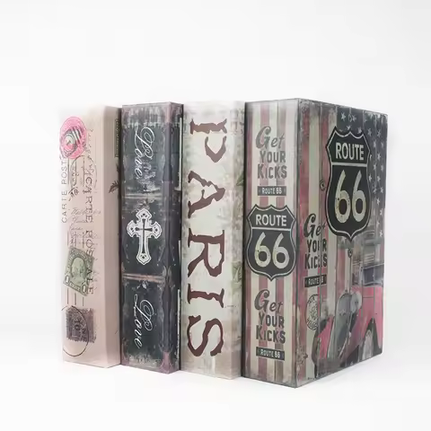 Size M Password Locker Safe Box Money Storage box Hidden Secret Safe Steel Simulation Classic Book S