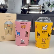 300ml 316 Stainless Steel Thermos Cup with Lid, 316 Stainless Steel Hot and Cold Thermal Cup