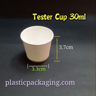 30ml Paper Sampling Cup  White (100pcs+-)  / 30ml Disposable Paper Tester Cup / 1oz Paper Sampling C