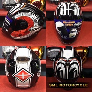 CBR RAM4 NAKANO RED (OPEN FACE HELMET)ARAI