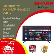 sale TV LED 70 INCH SHARP ANDROID 4TC70BK1X TV ANDROID UHD 4K TV LED