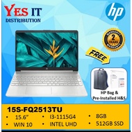 HP 15s-fq2513TU 15.6 " Gold Laptop ( i3-1115G4, 8GB , 512GB SSD, W10, OPI ) FREE BAG