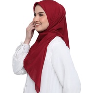 Elzatta Jilbab Segi empat polos Obelia Samida
