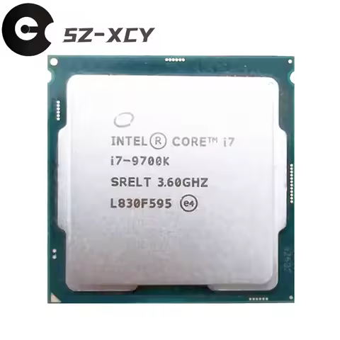 Intel Core i7-9700K i7 9700K 3.6 GHz Eight-Core Eight-Thread CPU Processor 12M 95W PC Desktop LGA 11
