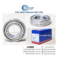 Thin round ball bearing 61800 61801 61802 61804 61805 61806 61807 61808 rubber metal seal cap (SK)