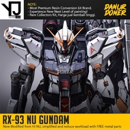 Mg RX-93 NU GUNDAM RESIN CONVERSION DRESS KIT YJL (Yujiao Land) - Recast GradeA