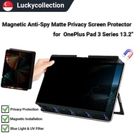 Magnetic Privacy Screen Protector for OnePlus Pad 3 and OnePlus Pad 3 Pro13.2'' Paper feel Matte Ant