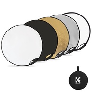 K&F CONCEPT 5-IN-1 Circular Reflector Translucent Soft Light Panel Portrait Outdoor Photography Ligh