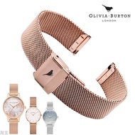 手表带 Original Genuine Fit Olivia Burton Bracelet Female Olivia Burton OB Bee Watch Band 12mm Ultra-thin Stainless Steel
