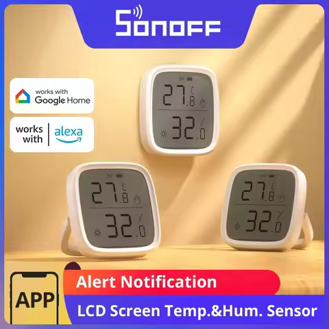 SONOFF SNZB-02D Zigbee Temperature Humidity Sensor SNZB 02D ZigBee Standard Compatible Smart Scene w