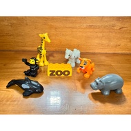 Duplo Lego Genuine Animal Set With Zoo Sign 1 Pony Defect