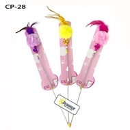 Premium Cat  Stick with Fuzzy Ball (Random colour)
