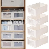 Linen Storage Bins Clothes Organizer Storage Box Foldable Drawer Wardrobe Baskets Closet Organizer