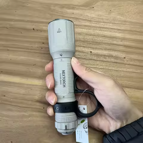 Nextorch TA30D Max One Step Strobe LED Tactical Flashlight Long Range Search Torch Lamp Rechargeable