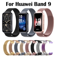 For Huawei Band 9 Smartwatch Magnetic Loop Wristband Band For Huawei Band9 Metal Watch Strap