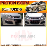 PROTON EXORA 2009-2020 BLACK BISON STYLE FRONT BUMPER (BLACK BISON V1) BUMPER DEPAN FOR EXORA FIBER 