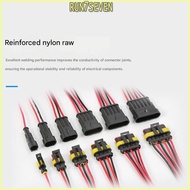 RUN 18AWG Plastic Waterproof Electrical Wire Connector 1-6 Hole 12V for Car Truck