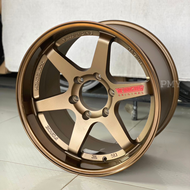 ล้อแม็กขอบ 18x9.5 ET+25, 18x10.5 ET+30 6รูx139.7 ยี่ห้อ SEVENFIFTH รุ่น VL86Z งาน TE37 หยอดแดง ขอบเงา 🔥(ราคาต่อ1วง)🔥 ส่งฟรี