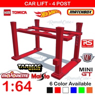 TARMAC Car Lift 4 Post Garage stand toy Car diecast Hot Wheels diorama scale 1:64 scale tomica match