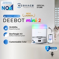 [2026 NEW] DEEBOT Mini 2 Robot Vacuum Cleaner | 10000 PA | 63°C Hot Air Drying | Pet Hair Anti-Tangl