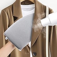 Oragerju Garment Steamer Ironing Gloves, Auxiliary Hanging Steame mat and Protective Garment Steaming Mitt，Steamer Accessories for Clothes(Grey)