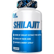 Evlution Nutrition Shilajit - Energy Support - 400mg Shilajit Extract - Fulvic Acid Supplement - Veg