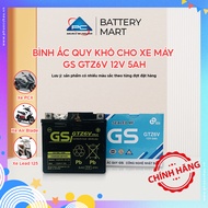 Ắc quy GS khô GTZ6V PCX Vision Lead125 Sh Việt Airblade 125 Winner STD acquy SHVN Air Blade AB 125 M